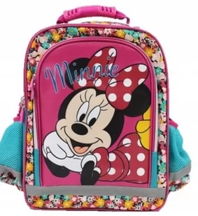 SETINO Tornister szkolny dla dziewczynki "Myszka Minnie" różowy 29x43x13 cm - Plecaki szkolne i tornistry - miniaturka - grafika 1