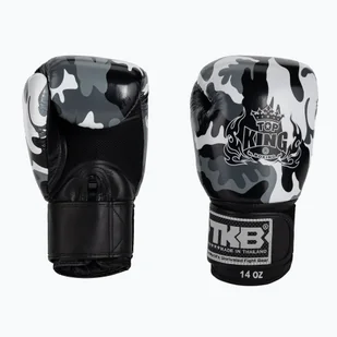 Rękawice bokserskie Top King Muay Thai Empower grey - Rękawice bokserskie - miniaturka - grafika 1