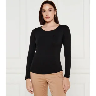 Tommy Hilfiger Bluzka Slim Fit - Bluzki damskie - miniaturka - grafika 1