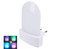 Akcesoria do oświetlenia - Solight WL910 - LED RGB Lampka orientacyjna z czujnikiem zmierzchu LED/0,5W/230V - miniaturka - grafika 1