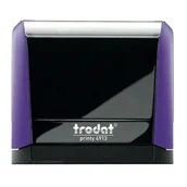Pieczątki - Pieczątka TRODAT 4913 fioletowa, poduszka czarna, 58x22mm, 1 szt. - miniaturka - grafika 1