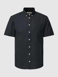 Koszule męskie - Koszula casualowa z listwą guzikową - grafika 1