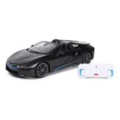 Zabawki zdalnie sterowane - Rastar Auto R/C BMW i8 Roadster 1:14 Czarny 4675 - miniaturka - grafika 1