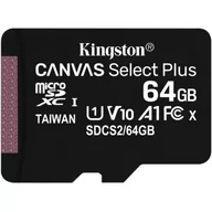 Karty pamięci - Kingston Canvas Select Plus 64GB (SDCS2/64GBSP) - miniaturka - grafika 1