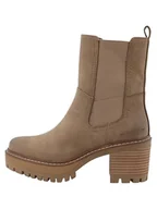 Botki damskie - Tom Tailor Damskie sztyblety 6390880010, dksand, 42 EU, Dksand, 42 EU - miniaturka - grafika 1