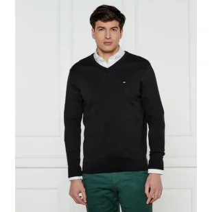 Tommy Hilfiger Sweter Essential Regular Fit - Swetry męskie - miniaturka - grafika 1