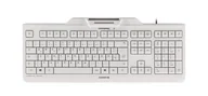 Klawiatury - CHERRY KC 1000 SC klawiatura USB QWERTY British English Szary JK-A0100GB-0 - miniaturka - grafika 1