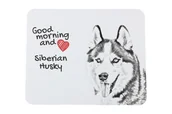Podkładki pod mysz - Husky syberyjski podkładka pod mysz z psem Art-Dog - miniaturka - grafika 1