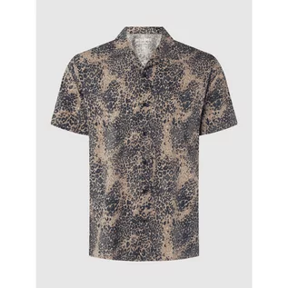 Koszule męskie - Koszula casualowa o kroju regular fit z dodatkiem wiskozy model Jungle - Jack & Jones - grafika 1