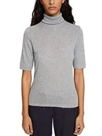 Koszulki i topy damskie - ESPRIT Collection Damska koszulka 112EO1K316, 044/LIGHT Grey 5, L - miniaturka - grafika 1
