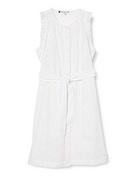 Sukienki - Tommy Hilfiger Damska sukienka Rubi Emb Dress Ns, biały (Th Optic White), 36 PL - miniaturka - grafika 1