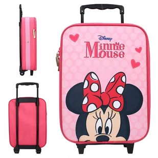 VADOBAG DZIECIĘCA WALIZKA PODRÓŻNA RÓŻOWA DISNEY MINNIE MOUSE MYSZKA MIKI - Walizki - miniaturka - grafika 1