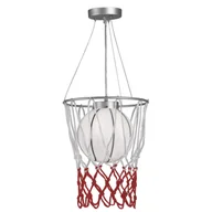 Lampy sufitowe - Wisząca lampa młodzieżowa K-MD5059-1B koszykówka ball - miniaturka - grafika 1