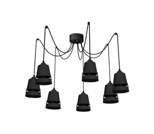 Luminex Żyrandol na lince WALET 7xE27/60W/230V - Lampy sufitowe - miniaturka - grafika 1