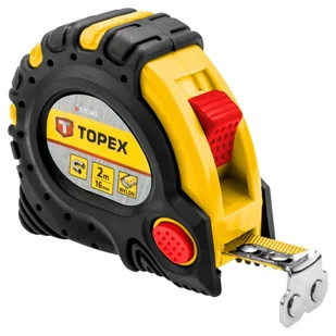 Topex Miara zwijana stalowa 2m x 16mm z magnesem 27C342 - Poziomice, łaty, miary - miniaturka - grafika 5