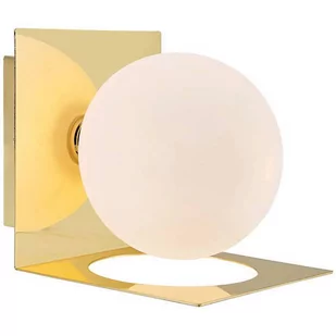 Markslojd kinkiet łazienkowy Zenit 1L mosiądz/opal IP44 108085 - Lampy ścienne - miniaturka - grafika 2