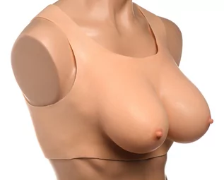 Akcesoria BDSM - Master Series Perky Pair D-Cup Silicone Breasts - grafika 1