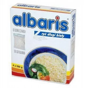 Sonko Ryż długi biały Albaris 4x100 g - Ryż - miniaturka - grafika 1