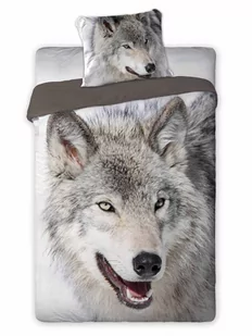 Faro Pościel Kpl Wild Wilk 160x200 + 70x80 Bawełna - Pościel dla dzieci - miniaturka - grafika 2