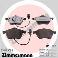 Klocki hamulcowe - Klocki hamulcowe - komplet ZIMMERMANN 23018.900.1 - miniaturka - grafika 1