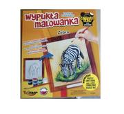 Zabawki kreatywne - Zebra Wypukła Malowanka Zoo - miniaturka - grafika 1