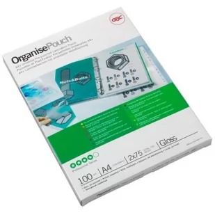 Acco Folia Organise Pouch A4 2x125mic dziurk 3743156 - Folie do laminatora - miniaturka - grafika 4