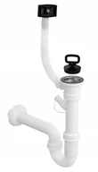 Syfony - Syfon Do Zlewu 1 Komorowego Stalowego 1M70-11CHzPp - miniaturka - grafika 1