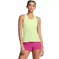 Koszulki sportowe damskie - Damski top do biegania Under Armour UA Streaker Singlet - zielony - UNDER ARMOUR - miniaturka - grafika 1