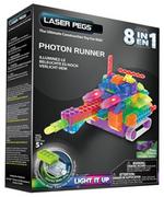 Klocki - Laser Pegs 8 in 1 Photon Runner RN2180B - miniaturka - grafika 1