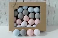 Pozostałe oświetlenie - Cotton Balls, Lampki, Pastel Candy, 10 szt. - miniaturka - grafika 1
