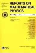 Czasopisma - Reports on Mathematical Physics 92/1 - miniaturka - grafika 1