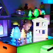 Zabawki sensoryczne - Zabawka sensoryczna dla dzieci Świecący mały świat TTS, 12 szt. - miniaturka - grafika 1