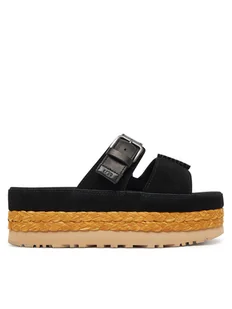 Ugg Klapki W Aubrey Slide 1167451 Czarny - Klapki i japonki damskie - miniaturka - grafika 1