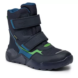 Buty dla chłopców - Śniegowce Superfit GORE-TEX 1-000402-8000 M Blue/Green - grafika 1