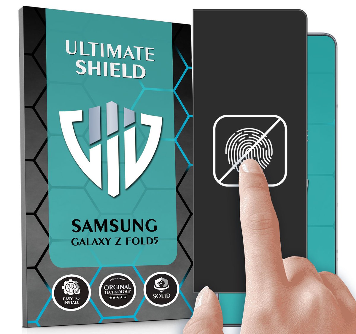 FOLIA DO SAMSUNG GALAXY Z FOLD5 HYDROŻELOWA MATOWA CAŁY EKRAN 5D