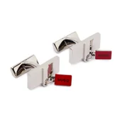 Spinki do mankietów i krawatów - HUGO Spinki do mankietów E-HUGOTAG-CUF - miniaturka - grafika 1