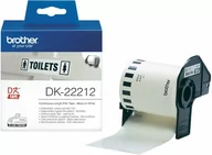 Taśmy do drukarek barwiące - Brother DK-22212 62mm x15,24m ciągła taśma (jest na magazynie) - miniaturka - grafika 1