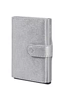 Portfele - Portfel Samsonite | Skóra Premium ALU FITl | Slide-UP Case | Osłona RFID I NFC, Silber (Silver), 10.2 cm, Alu Fit SLG - Portfel - miniaturka - grafika 1