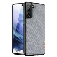 Etui i futerały do telefonów - Dux Ducis Fino etui pokrowiec pokryty nylonowym materiałem Samsung Galaxy S21+ 5G (S21 Plus 5G) niebieski - miniaturka - grafika 1