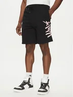 Spodenki męskie - Karl Kani Szorty sportowe Tag 60130134 Czarny Regular Fit - miniaturka - grafika 1