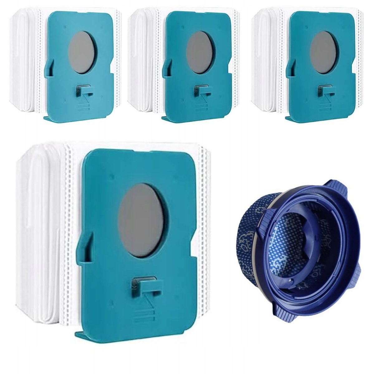 4 X Worki + 1 X Filtr Do Odkurzacza Samsung Bespoke Jet Zamienniki Zestaw