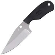 Noże - Nóż Spyderco Subway Bowie Black FRN, Satin Plain LC200N by Fred Perrin (FB48PBK) - miniaturka - grafika 1