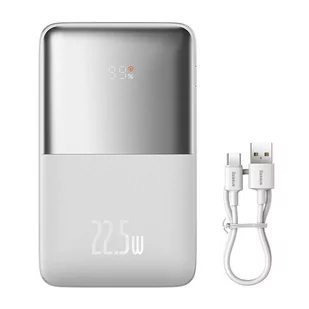 Powerbank Baseus Bipow Pro 20000mAh, 2xUSB, USB-C, 22.5W (biały) - Powerbanki - miniaturka - grafika 3