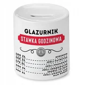 Skarbonki - Dla Glazurnika Skarbonka na Urodziny Prezent z Nadrukiem ze Zdjęciem + Opakowanie na prezent (wzór 01) - miniaturka - grafika 1