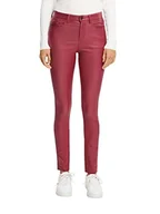 Spodnie damskie - edc by ESPRIT Spodnie damskie, 615/Cherry Red, 26W / 30L - miniaturka - grafika 1