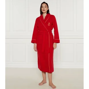 LAUREN RALPH LAUREN Polarowy szlafrok Regular Fit - Szlafroki damskie - miniaturka - grafika 1