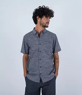 Hurley O&o Stretch S/S Koszula męska - Koszule męskie - miniaturka - grafika 1