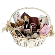 Zestawy upominkowe - Koszyk Biała Bohema - miniaturka - grafika 1