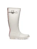 Kalosze damskie - Hunter Kalosze HFW-003 Biały - miniaturka - grafika 1