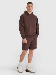 4F Spodenki dresowe uniseks - brązowe S - Spodenki damskie 4F Spodenki dresowe uniseks - brązowe S - Spodenki damskie - miniaturka - grafika 1